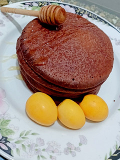 عکسی از دستور پنکیک شکلاتی😋