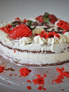 Una foto de Torta terciopelo