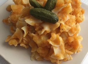 Krumplis tészta szaftosan recept fotója