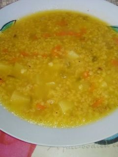 Una foto de Sopa de avena
