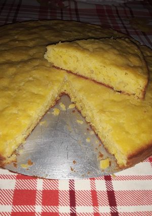 Una foto de Torta de cebolla con queso rallado muy rica y económica