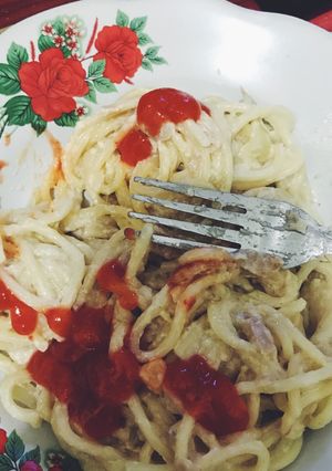 Foto resep Easy Carbonara Spaghetti
