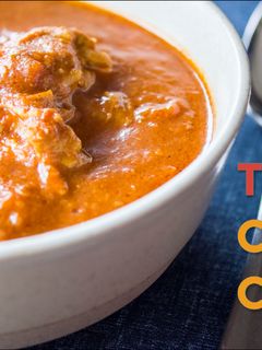 A picture of Tomato Chicken Curry.