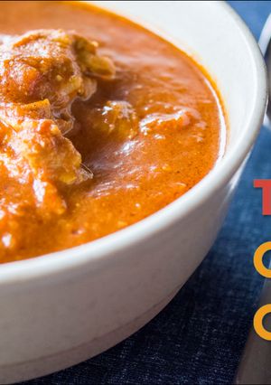 A picture of Tomato Chicken Curry.