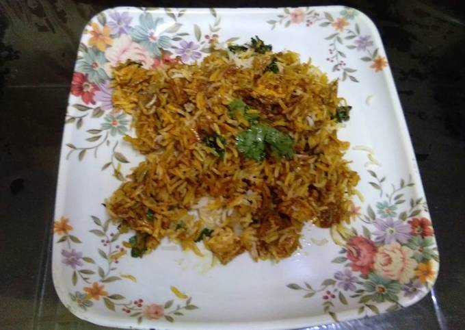 Paneer biryani