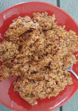 صورة لوصفة برغل بالبندورة