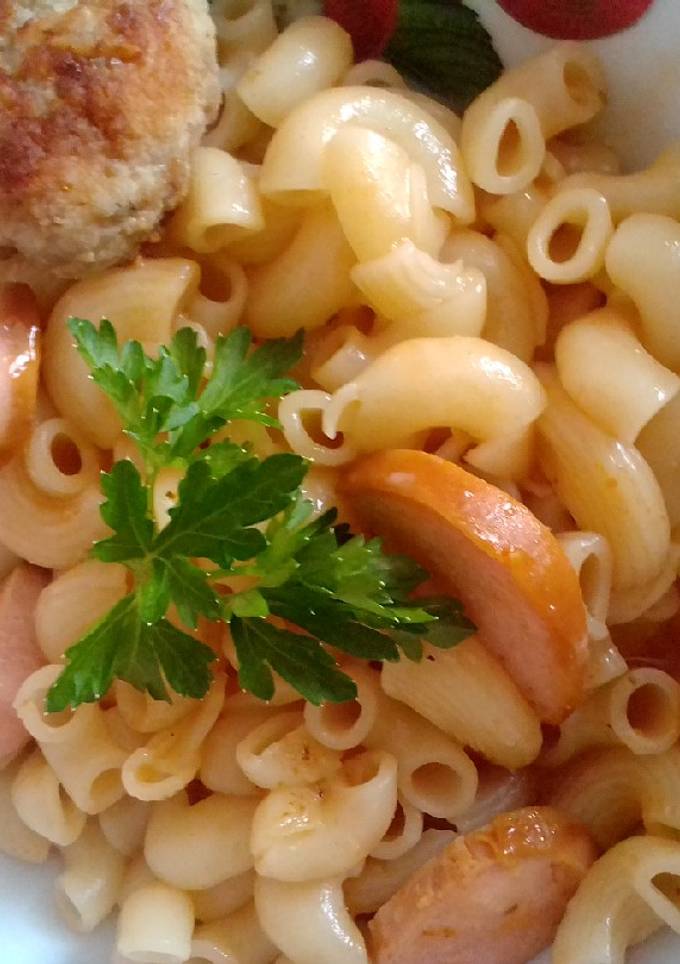 Макарони на сковороді