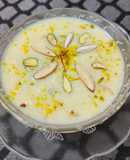 Kashmiri dessert - Saffron Semolina Firni