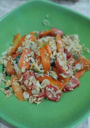 Foto resep Capcay simple oseng telur