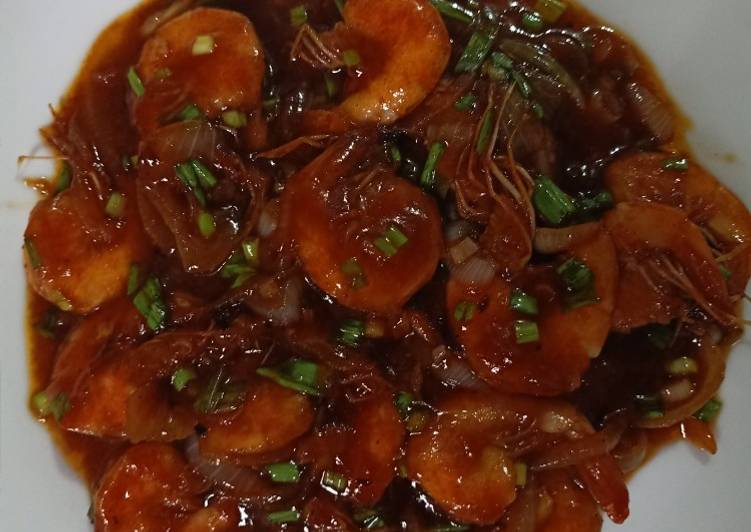 Langkah Mudah untuk Menyiapkan Udang saos mentega, Bikin Ngiler