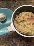 Arroz con atún sano, sin colar el arroz!