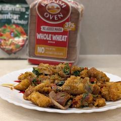 A picture of Bread Upma.