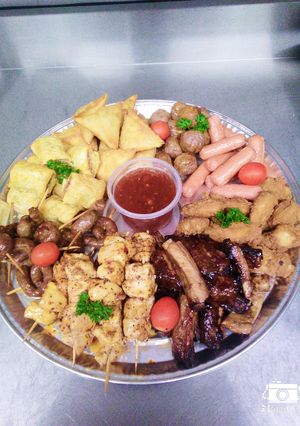A picture of Chicken skewers.