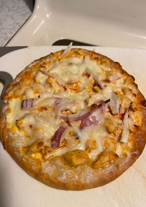 A picture of Buffalo Chicken Flatbread.