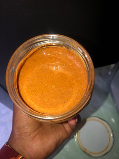 A picture of Homemade peanut butter spread.
