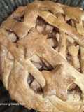 Pie vegano de manzanas