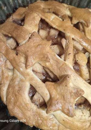 Una foto de Pie vegano de manzanas
