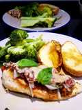 Pizza con base de pollo sin horno low carb