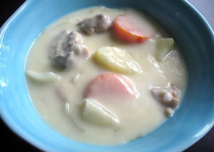 Steps to Make Speedy Chicken Cream Stew