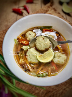 Foto resep Bakso ikan kuah thom yam 👍🏻