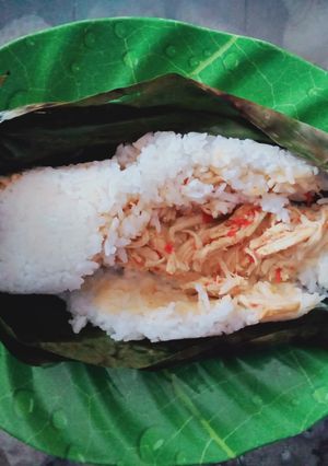 Foto resep Nasi bakar ayam