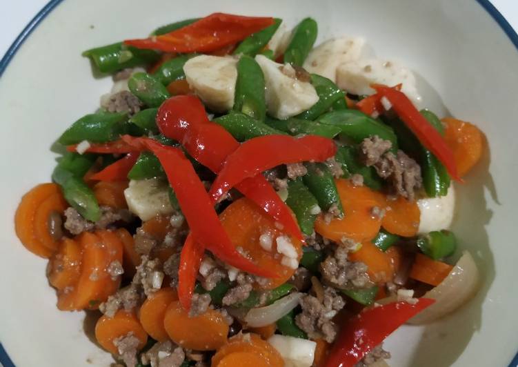 Resep Buncis tumis tauco Lezat