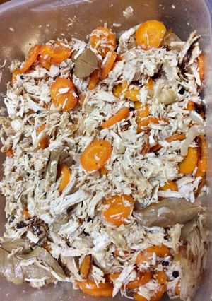 Una foto de Pollo al escabeche