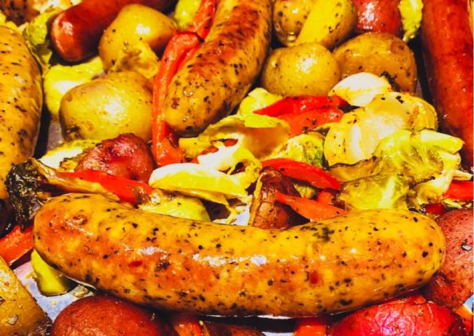 How to Prepare Award-winning Sausage and Veg Traybake