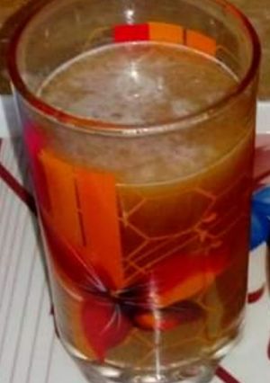 A picture of Imli alu bukhare sharbat (Ramadan iftar).