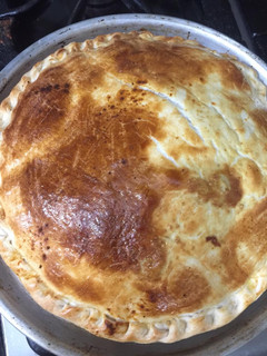 Una foto de Pastel de champiñones al horno