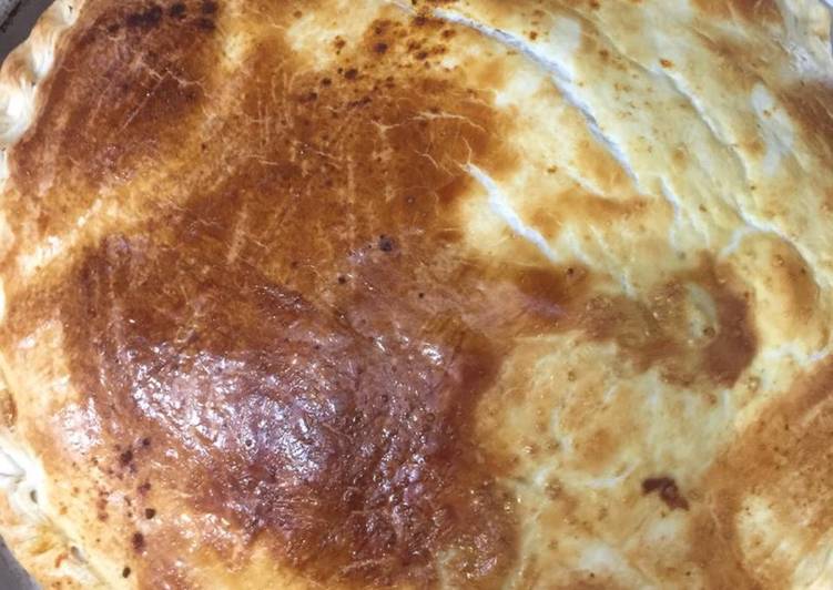 Pastel de champiñones al horno