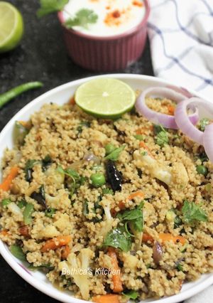A picture of Foxtail Millet Fried Rice.