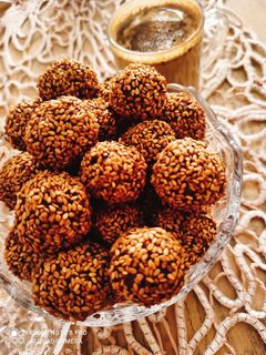 صورة لوصفة كرات البسكويت