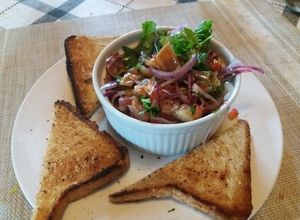 Una foto de Ceviche de cochayuyo