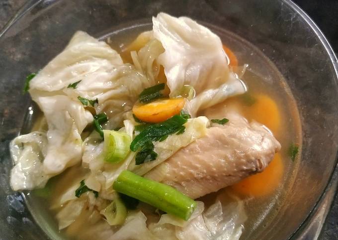 Resep Sop sayap ayam Anti Gagal