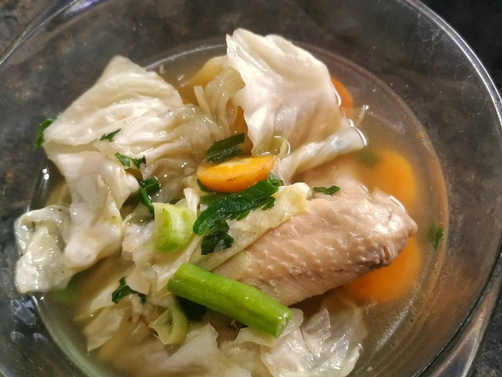 Resep Sop sayap ayam Anti Gagal