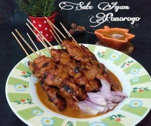 Resep mudah Sate Ayam Ponorogo Yummy Mantul