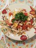 Ensalada de alubia y tomates 🍅🍅