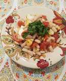 Ensalada de alubia y tomates 🍅🍅