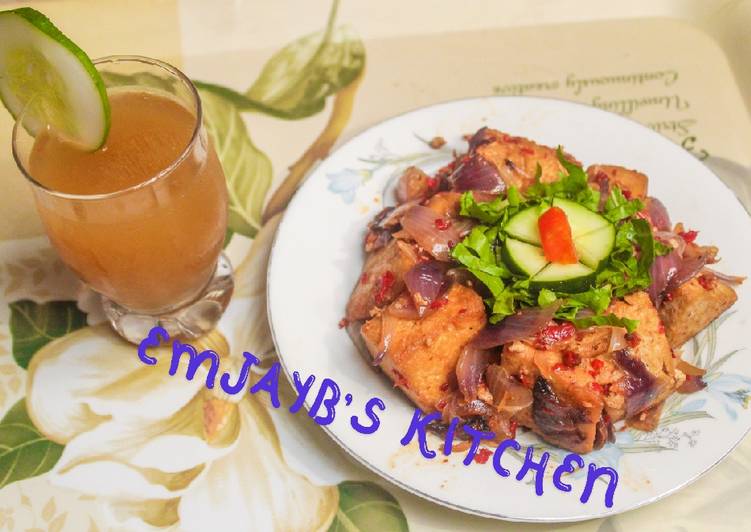 Recipe of Tasty Peppered Tofu Cooking Basics for Newbies