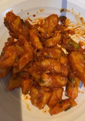 Foto resep Topokki/ Tteokbokki/ Toppoki/ kue beras makanan korea
