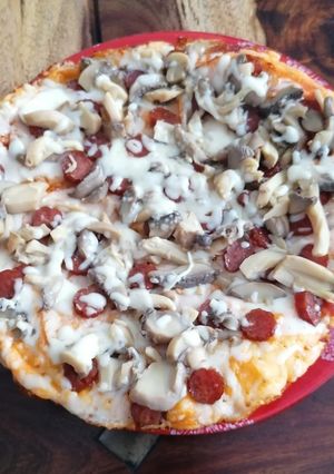 O poză a rețetei Pizza la tigaie.