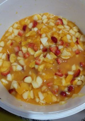 Una foto de Ensalada de frutas para compartir en familia