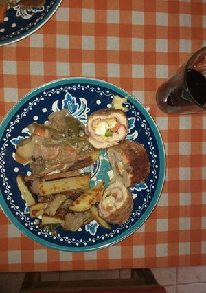 Una foto de Pollo arrollado 😋😋