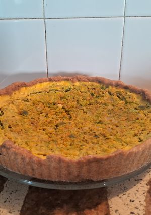 Una foto de Tarta integral de brócoli 🥦