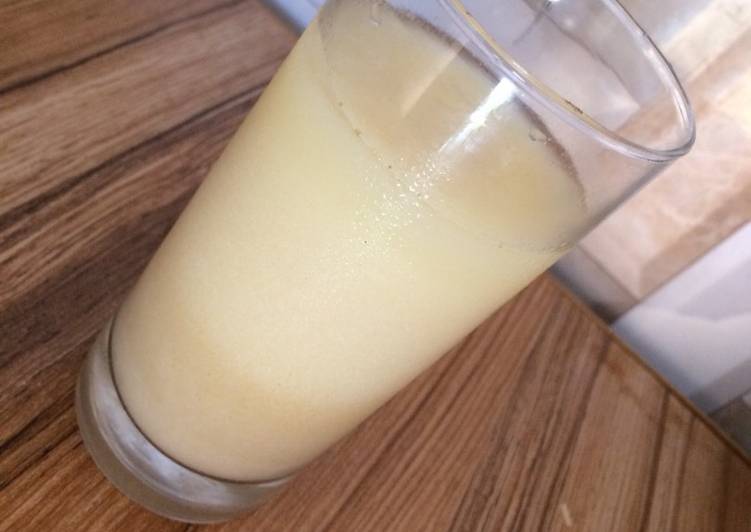 Creamy ginger juice