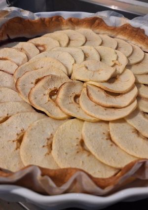 Une photo de Tarte pomme cranberries
