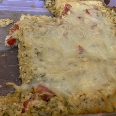 A picture of Creamy Pesto Chicken Lasagna.