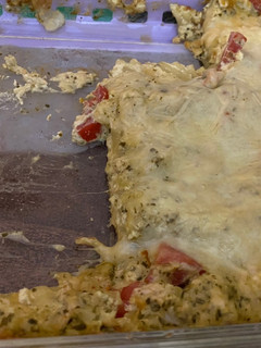 A picture of Creamy Pesto Chicken Lasagna.