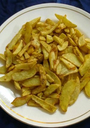A picture of Vrat potato fries.